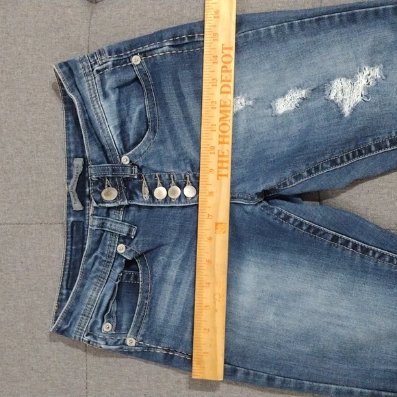 Rue21 twentyone black Jeans Juniors 0R High waisted - Picture 10 of 10